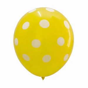 Wholesale New Design 12 Inch 2.8g Transparent Polka Dot Party Decoration Latex Balloon