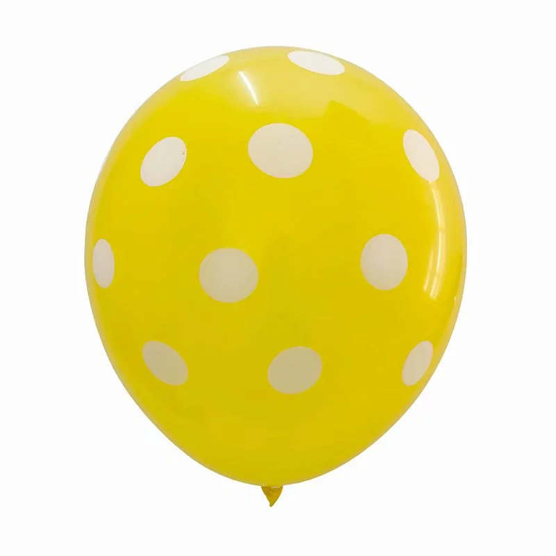 Wholesale New Design 12 Inch 2.8g Transparent Polka Dot Party Decoration Latex Balloon