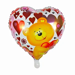 18inch heart shape love spanish Te Amo helium mylar foil balloons globos Valentine's Day balloons party wedding decoration