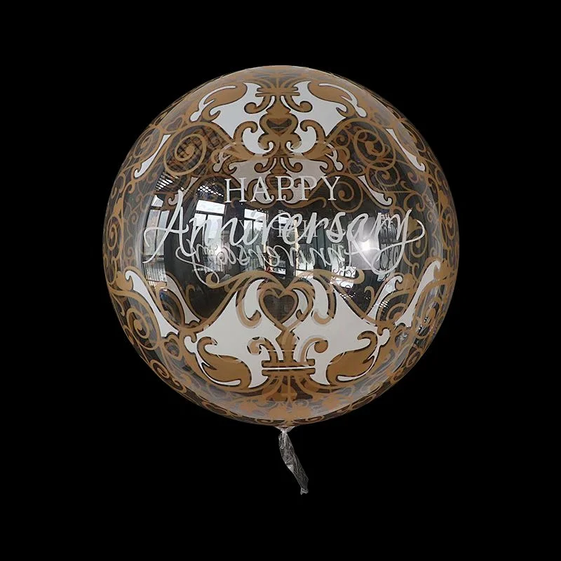 2022 New Design 22inch 4D Rectangle Foil New Year Balloon Happy New Year Party Decoration