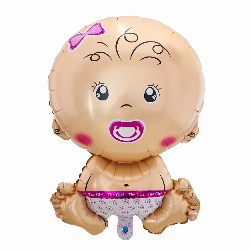 Baby Girl or Boy Birthday Party Decoration Balloon Baby Shower Baptism 18 Inch Foil Balloon Set