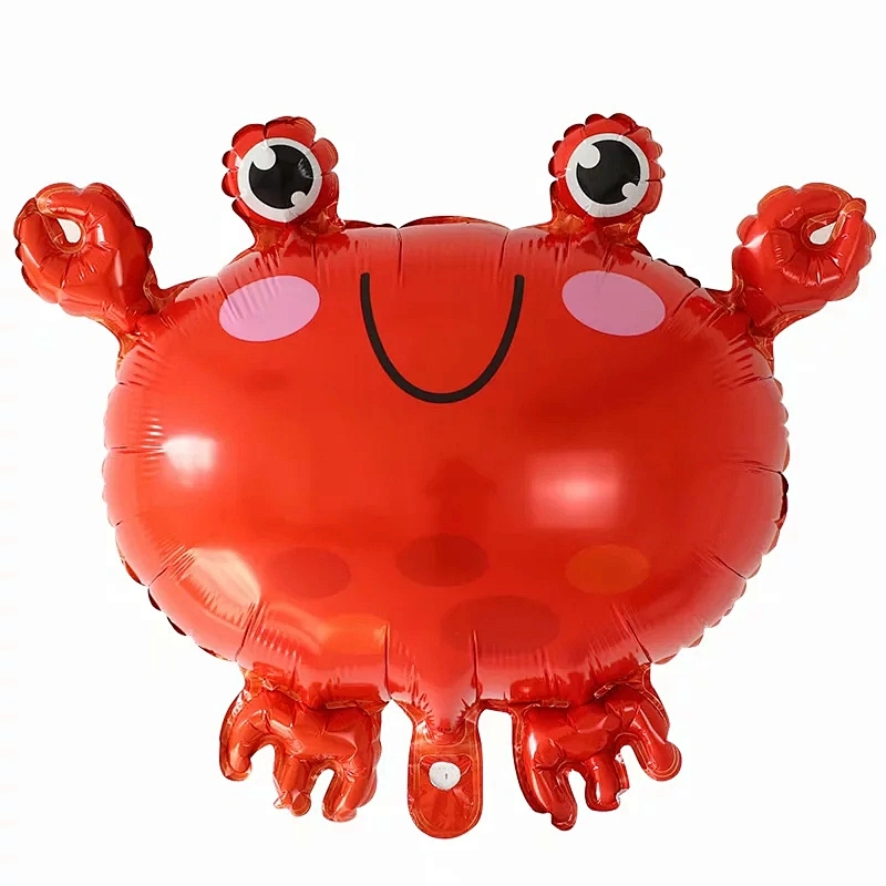 Mini Marine Animal Foil Balloon Birthday Party Cute Crab Starfish Octopus Balloon Manufacturer