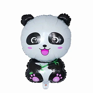 Hot Sale Animal Balloon Children Party Foil Balloon Cartoon Animal Panda Shape Party Decoration Balloon Set