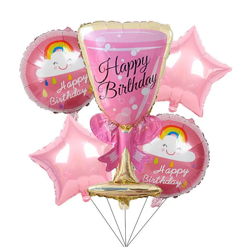 Large Champagne Whiskey Bottle Aluminum Foil Balloon Birthday Party Use For Bachelor Party Foil Balloon Set