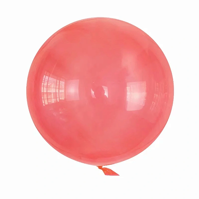 18 Inch Crystal PVC  Bubble BoBo Balloon Macaron Color Balloons Clear Globos For Birthday Wedding Party Decorations