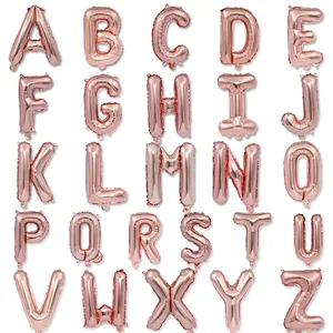 16 Inch 32 Inch 40Inch Foil Letter Balloon figures alphabet balloons happy birthday party For Party Decoration