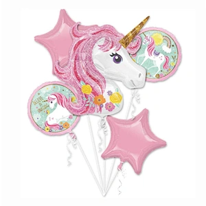 Party Supply Large Unicorn Foil Balloons Set Globos For Kids Birthday Baby Shower Party Decorations Supplies