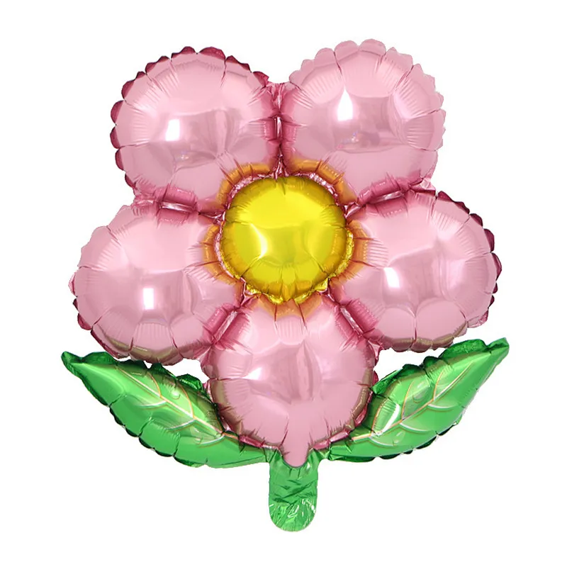 Beautiful Flower foil Balloons leaf Flower Baloon Wedding decorations Party Suplies Globos