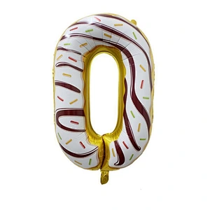 30 Inch Donut Number Helium Foil Balloons Baby Shower Birthday Party Decoration Globos