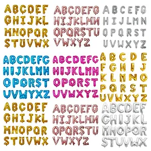 16 Inch 32 Inch 40Inch Foil Letter Balloon figures alphabet balloons happy birthday party For Party Decoration