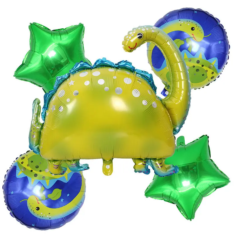 Large Dinosaur Foil Balloons Set Boys Animal Balloons Set Children Dinosaur Theme Birthday Party Decoration Supplies