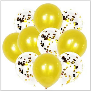 Hot Selling Multi Colors Confetti latex globos 10pcs 12 inches Set Wedding birthday Party Baby shower Latex Balloon