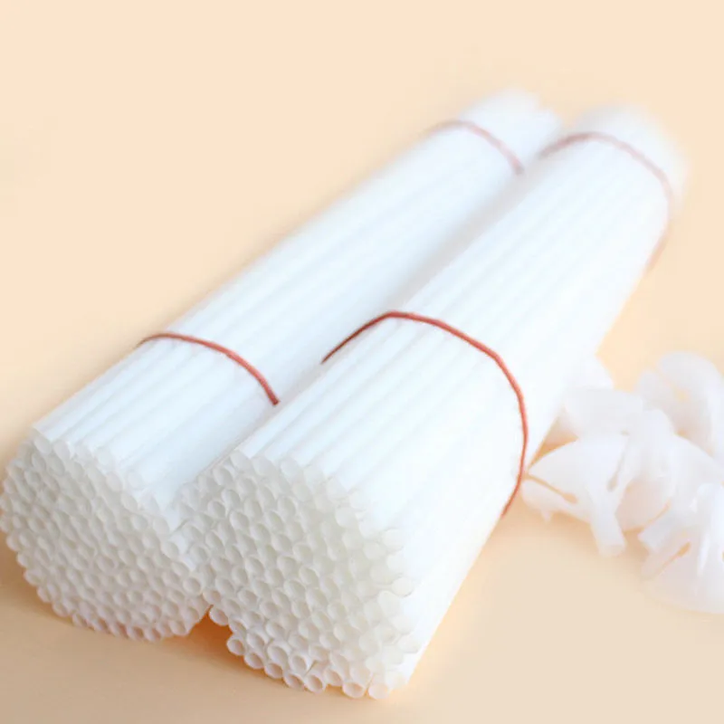 Wholesale cheap 40 CM white plastic balloon cup holder stand stick with base balloon accessories for latex balloon