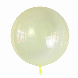 18 Inch Crystal PVC  Bubble BoBo Balloon Macaron Color Balloons Clear Globos For Birthday Wedding Party Decorations