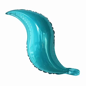 24 Inch Party Decoration Aluminum Foil Balloon S Shape Solid Color Decoration Mylar Foil Balloons Wholesale