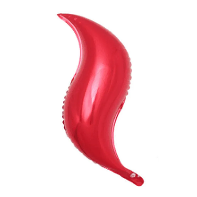 24 Inch Party Decoration Aluminum Foil Balloon S Shape Solid Color Decoration Mylar Foil Balloons Wholesale