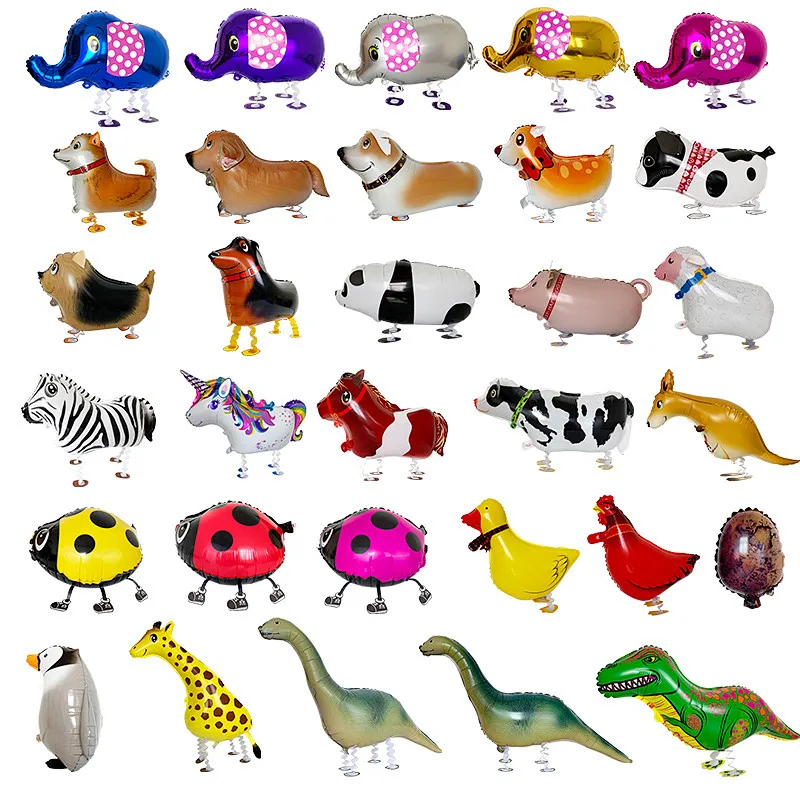 New Design Walking Pet Balloons Good Quality Walking Dinosaur Dog Animals Balloon