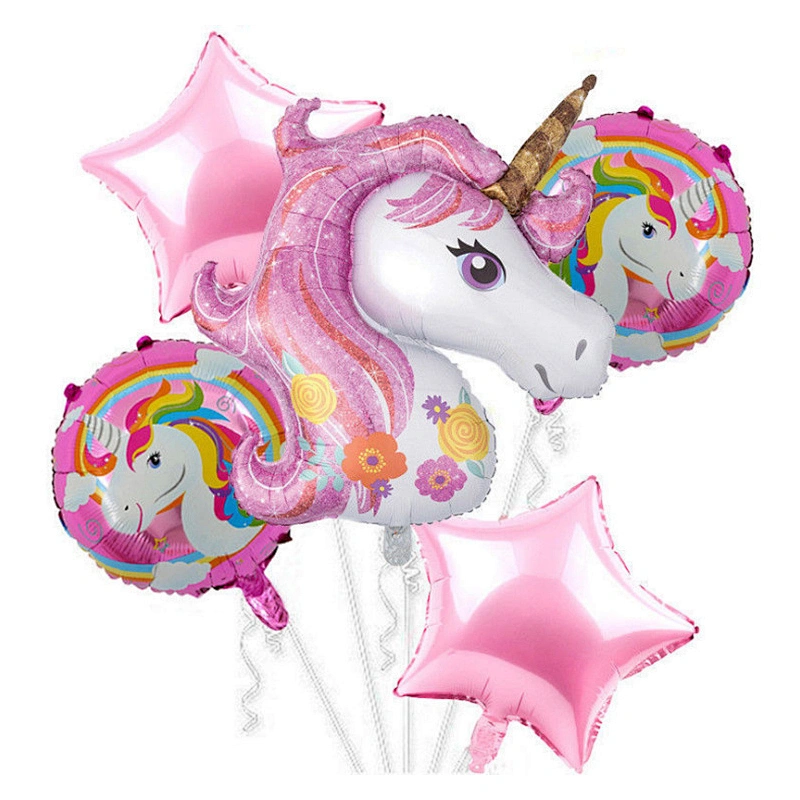 Party Supply Large Unicorn Foil Balloons Set Globos For Kids Birthday Baby Shower Party Decorations Supplies