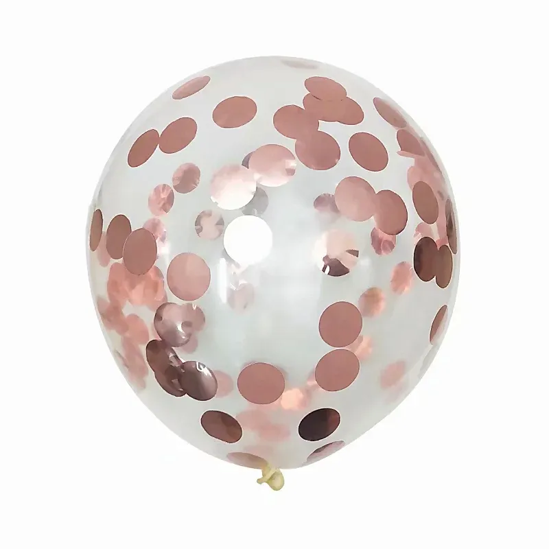 12inch 18inch 36inch latex balloon fill with confetti balloon transparent confetti balloon for Wedding Birthday Party