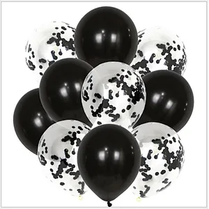 Hot Selling Multi Colors Confetti latex globos 10pcs 12 inches Set Wedding birthday Party Baby shower Latex Balloon