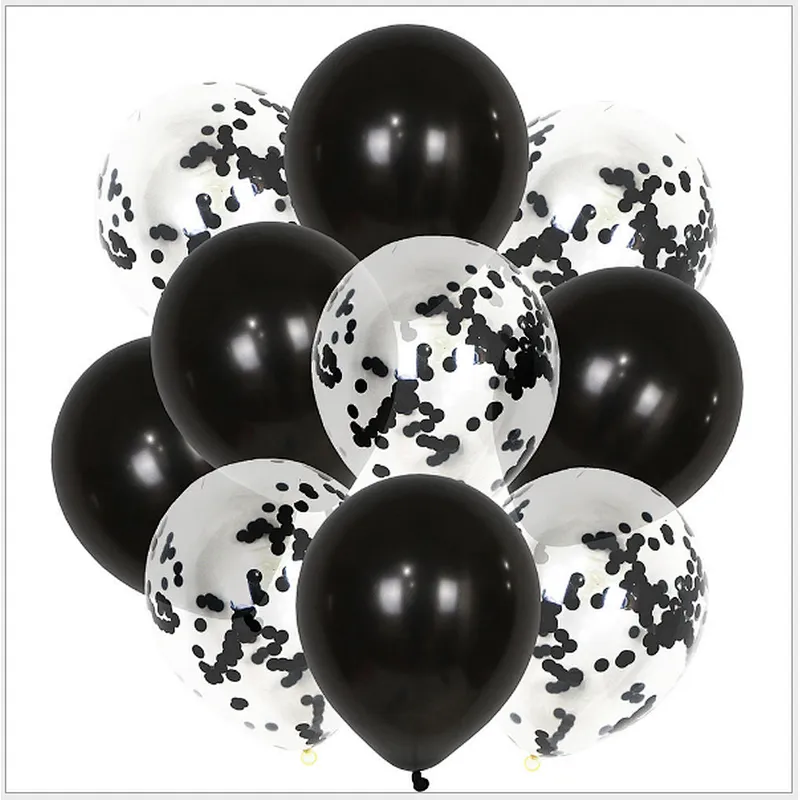 Hot Selling Multi Colors Confetti latex globos 10pcs 12 inches Set Wedding birthday Party Baby shower Latex Balloon