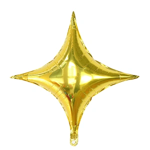 Promotion 26 Inch Big Giant Four Point Star Shape Foil Helium Balloons For Wedding Birthday Party Decoration Globos