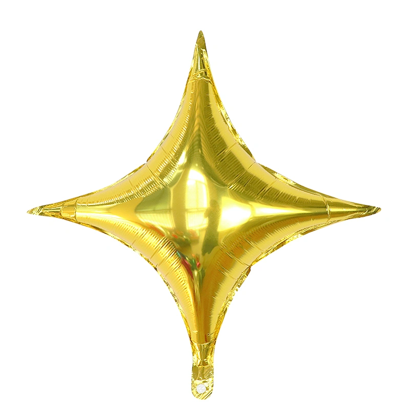 Promotion 26 Inch Big Giant Four Point Star Shape Foil Helium Balloons For Wedding Birthday Party Decoration Globos