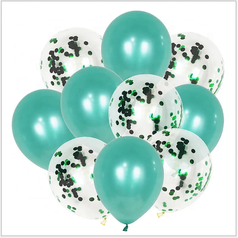 Hot Selling Multi Colors Confetti latex globos 10pcs 12 inches Set Wedding birthday Party Baby shower Latex Balloon