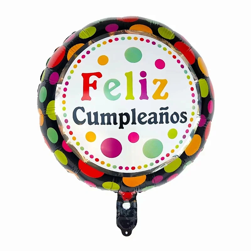 18 inch Spanish globos aluminum foil balloon feliz dia te amo I love you balloon birthday wedding party decoration wholesale