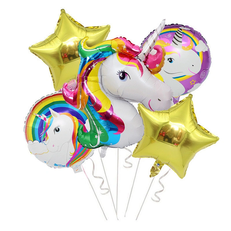 Party Supply Large Unicorn Foil Balloons Set Globos For Kids Birthday Baby Shower Party Decorations Supplies