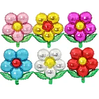 Beautiful Flower foil Balloons leaf Flower Baloon Wedding decorations Party Suplies Globos