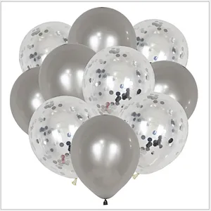 Hot Selling Multi Colors Confetti latex globos 10pcs 12 inches Set Wedding birthday Party Baby shower Latex Balloon