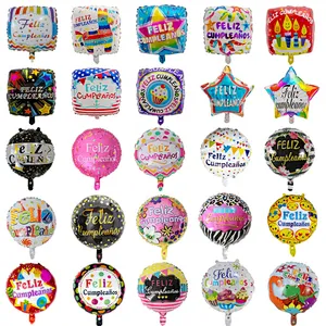 18 inch Spanish globos aluminum foil balloon feliz dia te amo I love you balloon birthday wedding party decoration wholesale