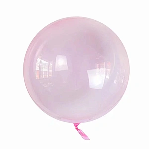 18 Inch Crystal PVC  Bubble BoBo Balloon Macaron Color Balloons Clear Globos For Birthday Wedding Party Decorations