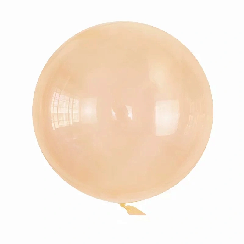 18 Inch Crystal PVC  Bubble BoBo Balloon Macaron Color Balloons Clear Globos For Birthday Wedding Party Decorations