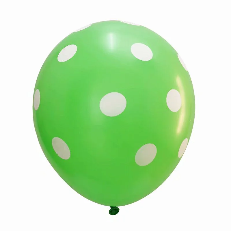 Wholesale New Design 12 Inch 2.8g Transparent Polka Dot Party Decoration Latex Balloon
