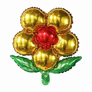 New Design Wedding Birthday Party Decor Balloon 18 Inch Flower Shape Foil Balloon