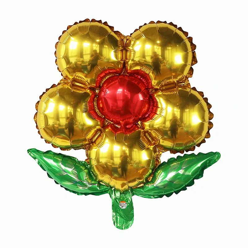 New Design Wedding Birthday Party Decor Balloon 18 Inch Flower Shape Foil Balloon