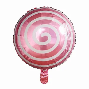 18 Inch Lollipop Windmill Striped Helium Foil Balloon Baby Shower Birthday Party Decoration Candy Balloon