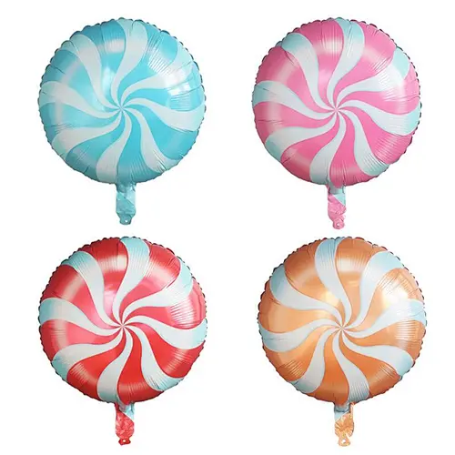 18 Inch Children Birthday Party Decoration Balloon Kids Toy Windmill Lollipop Foil Balloon