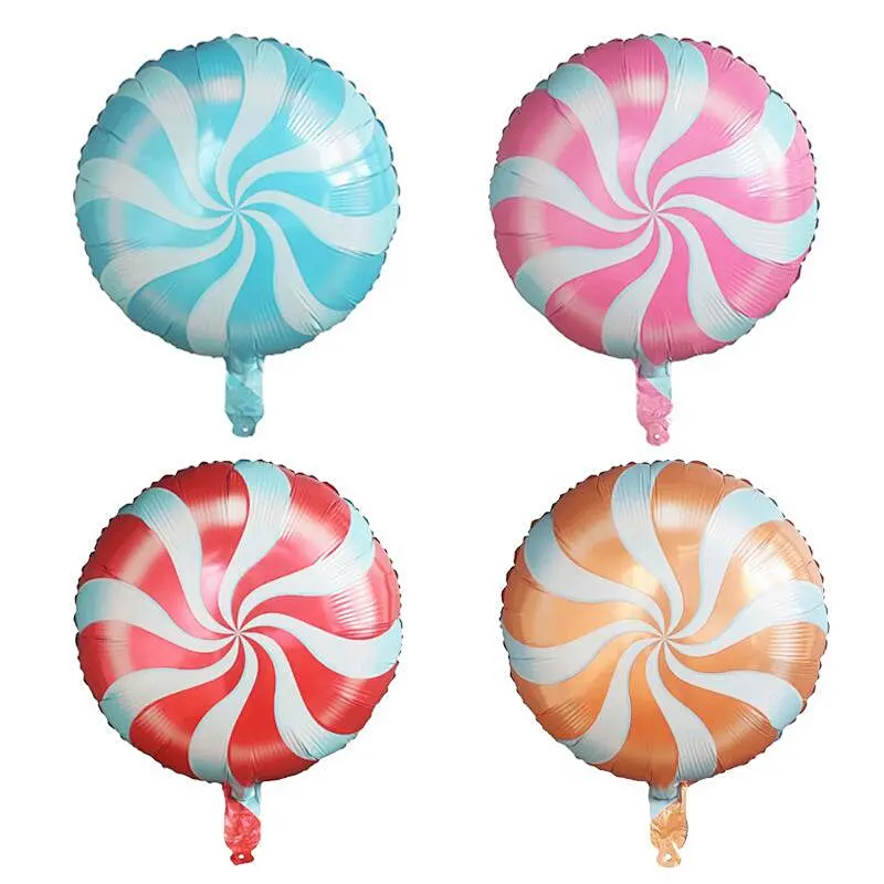 18 Inch Children Birthday Party Decoration Balloon Kids Toy Windmill Lollipop Foil Balloon
