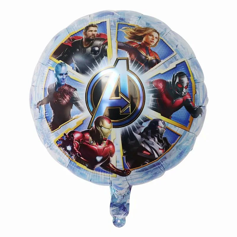 18 Inch Super Hero Balloon The Avengers Spider Man Iron Man Captain America Foil Balloon Children's Birthday Party Supplies