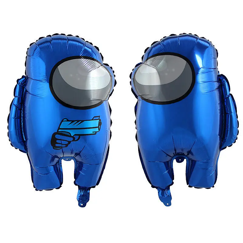 New Design Among Us Game Theme 18 inch round shape Cartoon foil balloon for Kids Adult birthday party decoration supplies