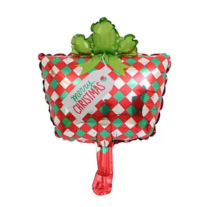 Mini Christmas Balloon Snowman Santa Claus Foil Balloon for New Year Decoration Party Supplies Kids Gifts
