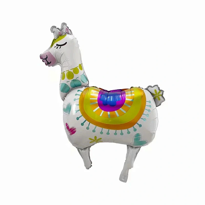 New 18-inch Alpaca Foil Helium Balloon Kids Birthday Party Decoration Toy Balloon Globos