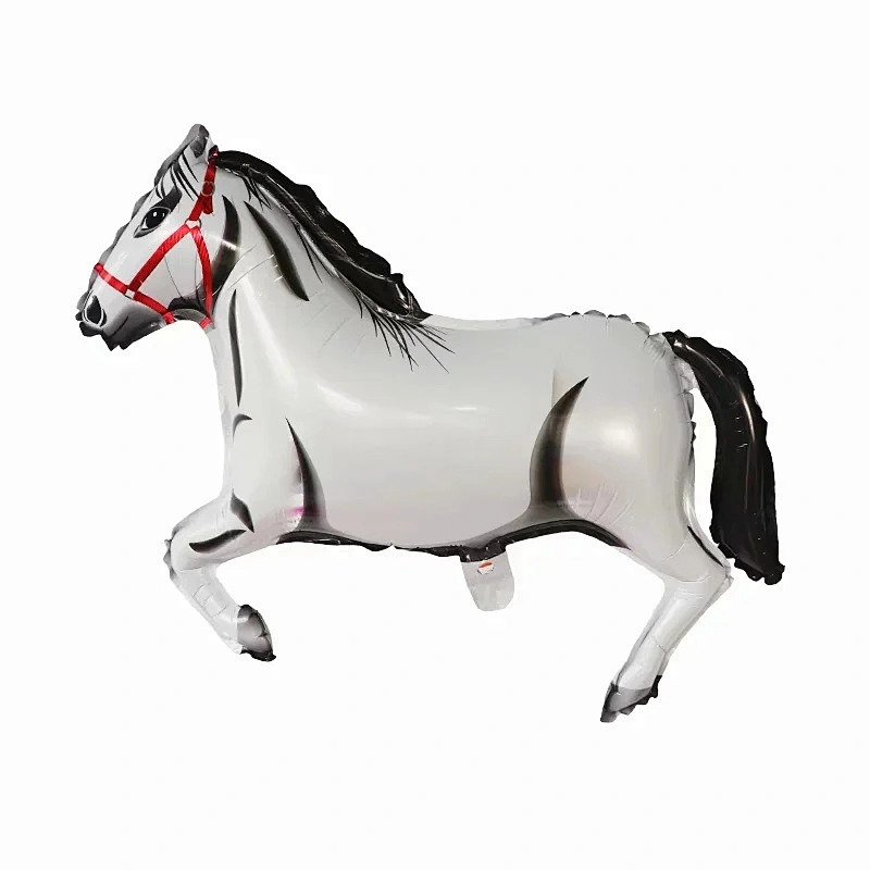 Wholesale Horse Shaped Foil Balloon Cartoon Animal Foil Balloons Galloping Horse For Children's Birthday Party Decoration Toys
