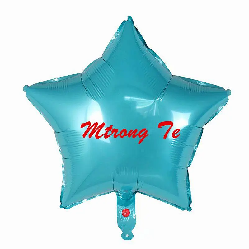 Customized foil balloons 18inch star heart round helium balloon custom logo happy birthday party supplies globos