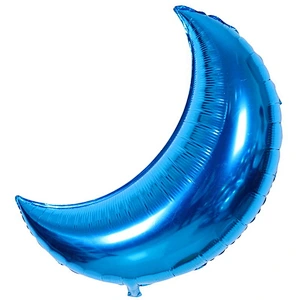 36 Inch Moon Foil Balloon 18 Inch Star Balloons Set for Wedding Birthday Anniversary Eid Party Decoration