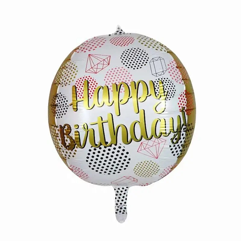 Wholesale Birthday Party 4D Decoration Balloon Children Birthday Accessories Happy Birthday Balloons