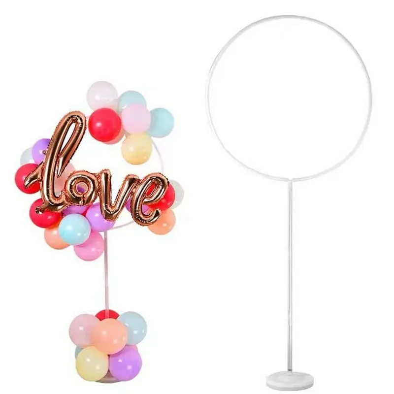 New ArriveWedding Party Supplies Balloon Support Balloon Stand Arch Frame Column Base Stand Display Kit Garland Holder